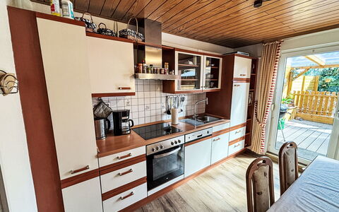 Deichblick: Bois, Meubles, Sol, Design Intérieur, Cuisine, Sol, Comptoir, Cabinetry, Principaux Appliance, Parquet