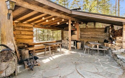 Tuulentupa: Arbre, Banque, Maison, Chalet, Lac, Étang, Forêt, Cabane En Rondins