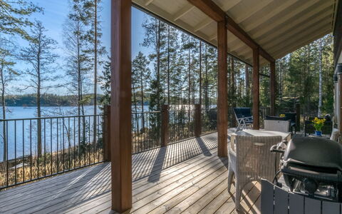 Tuulentupa: Bois, Porche, Dur, Plate-Forme, Eco Hôtel, Planche, Ombre, Tache De Bois, Verre, Parquet