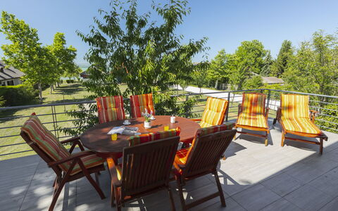 Posha: Meubles, Chaise, Mobilier De Jardin, Table, Tableau De Plein Air, Dur, Ombre, Tache De Bois, Jardin, Patio