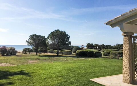 Villa Giglio Marino Fronte Mare: Bleu, Lot Terre, Plaine, Pelouse, Jardin, Ombre, Mer, Aménagement Paysager, Océan