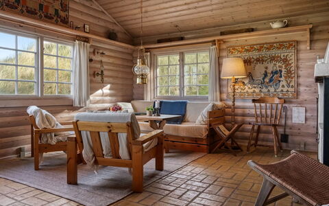 Apelone - 450M from the Sea: Meubles, Bois, Design Intérieur, Plafond, Sol, Chalet, Domicile, Sol, Canapé, Salon
