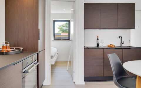 Henritte - 200M from the Sea: Design Intérieur, Comptoir, Cuisine, Bois, Meubles, Sol, Cabinetry, Sol, Appareil De Cuisine, Pièce
