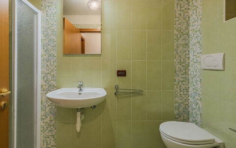 Ciasina Alpina: Salle De Bains, Mur, Luminaire Plomberie, Sol, Lavabo, Design Intérieur, Sol, Plomberie, Robinet, Évier