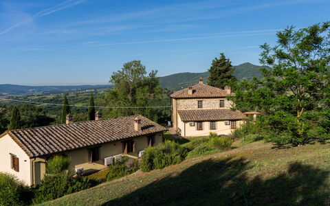 Il Cipresso - L'Olmo - L'Ulivo: Herbe, Maison, Zone Rurale, Chalet, Toit, Domicile, Paysage, Plaine, Lot Terre