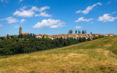 Terrazza sulla Luna, Casciana Terme: Horizon, Paysage Naturel, Prairie, Paysage, Écorégion, Plaine, Lot Terre, Champ, Zone Rurale, Prairie
