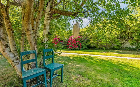 Skuli - 300M from the Sea: Bleu, Feuille, Vert, La Nature, Branche, Jaune, Végétation, Meubles, Été, Jardin