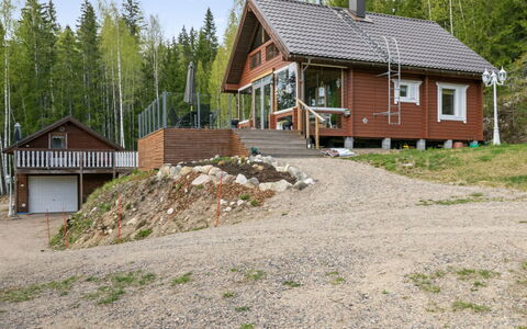 Villa Kaidanjylhä: Bois, Chalet, Maison, Domicile, Toit, Zone Rurale, Cabane En Rondins, Siding, Mélèze, Porche