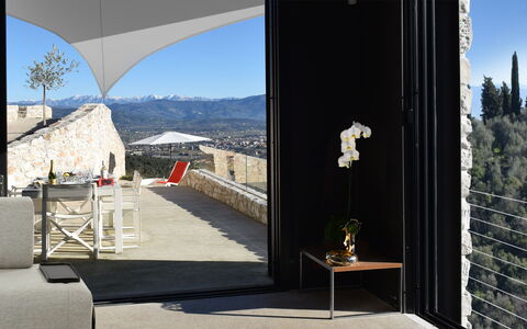 Villetta Farfallina: Chaise, Ombre, Balcon