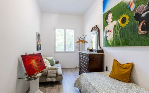 Art&Sea House: Meubles, Design Intérieur, Mur, Sol, Sol, Chambre, Cadre, Pièce, Lit, Éclairage