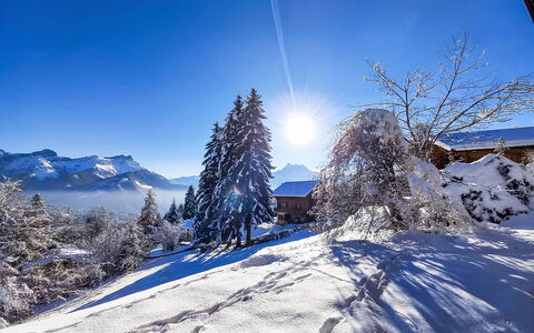 Chalet le Cornuit: Ciel, Neige, Bleu, L'Hiver, Montagnes Relief, Montagne, Chaîne De Montagnes, Station De Montagne, Montagnes, Gelé