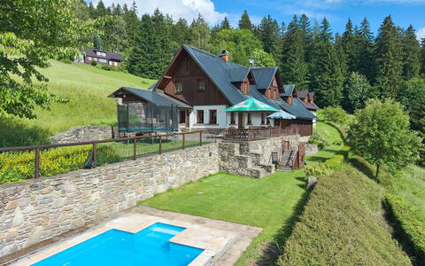 Penzion Exnar: Toit, Maison, Chalet, Domicile, Ferme, Zone Rurale, Jardin, Biens, Aménagement Paysager, Pelouse