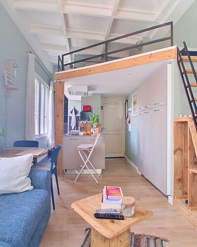 Le Moulin du Loup: Design Intérieur, Appartement, Balcon, Dur, Tache De Bois, Parquet, Balustrade, Daylighting, Hôtel, Appartement Penthouse