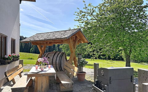 Sonne: Bois, Jardin, Chalet, Mobilier De Jardin, Aménagement Paysager, Tableau De Plein Air, Arrière-Cour, Cour, Dur, Pelouse