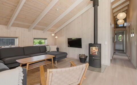 Kristine - 250M from the Sea: Bois, Sol, Sol, Design Intérieur, Parquet, Plafond, Salon, Domicile, Dur, Meubles