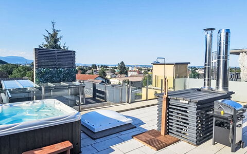 The Penthouse 5: Composite, Design Urbain, Ombre, Conception, Chaise, Mobilier De Jardin, Piscine, Balcon, Cour, Plante D'Appartement
