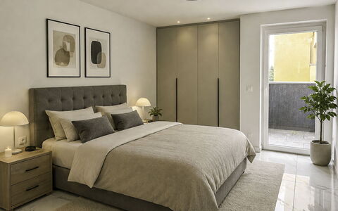 Goldener Turm: Meubles, Lit, Design Intérieur, Chambre, Mur, Sol, Sol, Literie, Bois, Drap De Lit