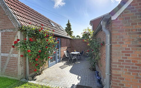 Dat Fischerhus: Mur, Brique, Brickwork, Maison, Toit, Zone Résidentielle, Domicile, Porte, Chalet, Pot De Fleur
