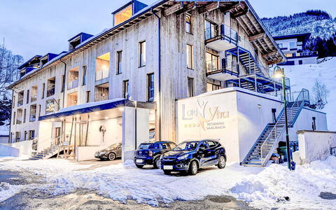Saalbach-Hinterglemm 150: L'Hiver, Gelé, Hôtel, Neige, Nuit, Village De Montagne