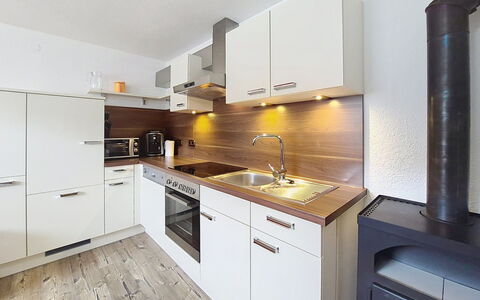 Buchauer: Sol, Design Intérieur, Cuisine, Comptoir, Bois, Sol, Cabinetry, Appareil De Cuisine, Plafond, Principaux Appliance