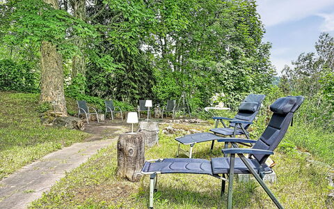 Auszeit für Körper und Seele: Meubles, Mobilier De Jardin, Chaise, Jardin, Ombre, Tableau De Plein Air, Arrière-Cour, Parc