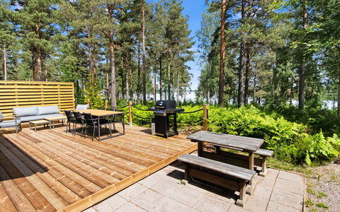 Tiira: Bois, Lot Terre, Plate-Forme, Jardin, Ombre, Dur, Planche, Mobilier De Jardin, Aménagement Paysager