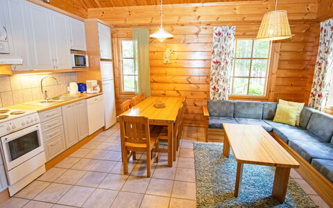 Tiira: Chalet, Cabane En Rondins, Tache De Bois, Dur, Recours, Eco Hôtel, Batiments Jardin, Planche, Parquet, Arrière-Cour