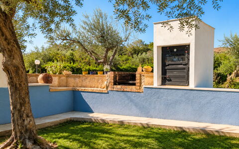 Villa le 2 Emme: Bleu, Arbuste, Jardin, Composite, Aménagement Paysager, Ombre, Béton, Conception, Arrière-Cour, Piscine