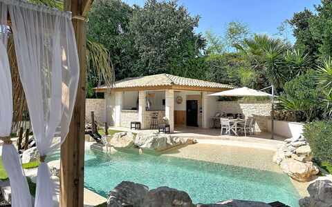 Villa le Lagon: Bois, Meubles, Chaise, Mer, Appartement, Balcon, Océan, Ombre, Mobilier De Jardin, Tache De Bois