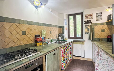 Ca Dell'Andre: Design Intérieur, Cuisine, Bois, Sol, Comptoir, Meubles, Principaux Appliance, Pièce, Appareil De Cuisine, Plafond