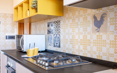 Corso 109: Cuisine, Tuile, Cabinetry, Conception, Peindre, Comptoir, Fond D'Écran