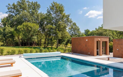 Ruma: Piscine, Composite, Jardin, Ombre, Recours, Caractéristique De L'Eau, Aménagement Paysager, Mobilier De Jardin, Tache De Bois, Arrière-Cour