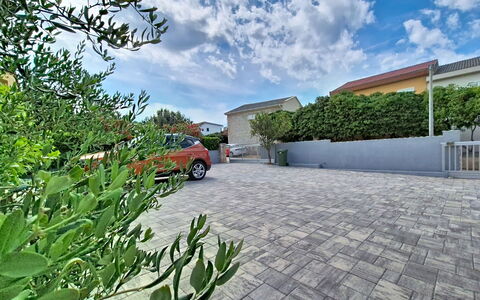 Pag Povljana 200: Zone Résidentielle, Appartement, Biens, Recours, Manoir, Balcon, Villa, Piscine