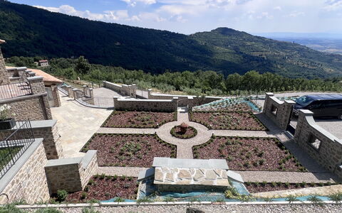 Villa Maddalena alla Guglielmesca: Paysage, Jardin, Biens, Aménagement Paysager, Hacienda, Villa, Cour, Vue Du Ciel