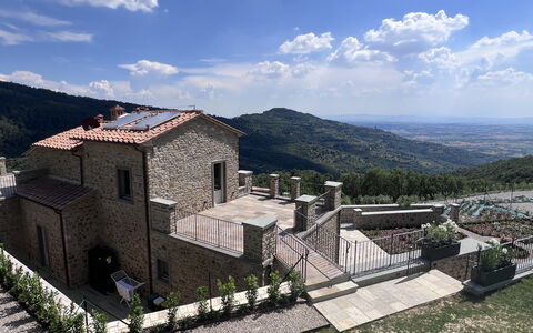 Villa Maddalena alla Guglielmesca: Mur, Biens, Mur De Pierre, Village, Village De Montagne, Balcon, Villa, Pavé, Dalle