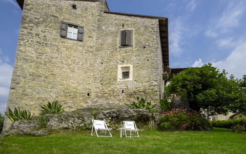 Casa Torre Il Castello: Meubles, Table Cuisine Et Salle A Manger, Chaise, Sol, Mer, Balcon, Océan, Recours, Eco Hôtel, Salle À Manger