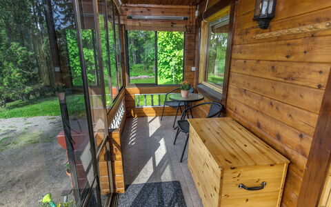 Whispering Woods: Bois, Porche, Porte, Tache De Bois, Chalet, Dur, Cabane En Rondins, Batiments Jardin, Verre, Planche