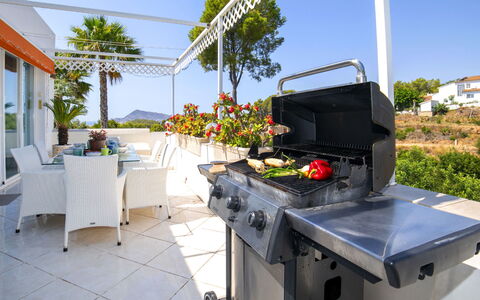 Castillo: Barbecue, Aliments, Parapluie, Recours, Chaise, Cuisine