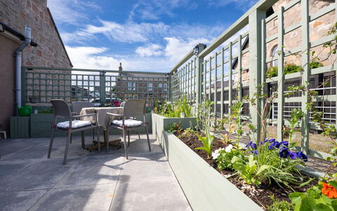 Thistle Cottage: Pot De Fleur, Design Urbain, Appartement, Jardin, Plante D'Appartement, Mobilier De Jardin, Cour, Chaise, Patio, Cour