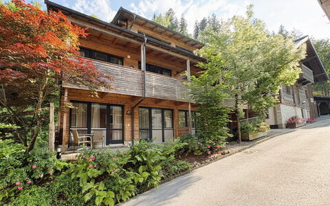 Zell am See 79: Architecture, Domicile, Chalet, Siding, Cour, Allée, Balcon, Eco Hôtel