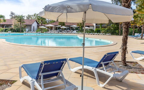 Allée des Dunes: Piscine, Mobilier De Jardin, Recours, Parapluie, Meubles, Balancelle, Chaise, Loisir, Eco Hôtel, Hôtel