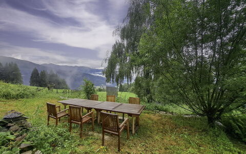 Grafenast: Paysage Naturel, Forêt, Station De Montagne, Mélèze, Vallée, Jardin, Aménagement Paysager, À Feuilles Persistantes