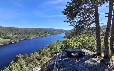 Bjørnbu: L'Eau, Plan D'Eau, Montagnes, Région Sauvage, Banque, Cours D'Eau, Lac, Terrain, Réservoir, Rivière