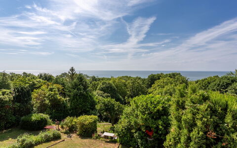 Maison Rose: Ciel, Bleu, Jour, Végétation, Horizon, Nuage, Arbuste, Communauté Des Plantes, Lumière Du Soleil, Cumulus