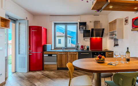 Casa Matilde: Meubles, Design Intérieur, Sol, Bois, Cuisine, Sol, Plafond, Comptoir, Pièce, Principaux Appliance