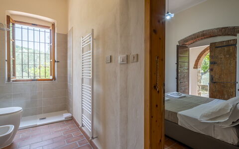 Casale delle Lupe, Campiglia Marittima: Mur, Plafond, Pièce, Brique, Tache De Bois, Dur, Plâtre