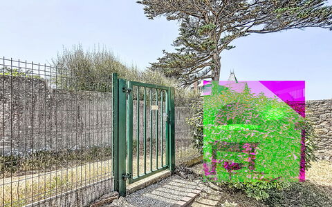 Résidence de la Mer: Arbuste, Lot Terre, Jardin, Printemps, Aménagement Paysager, Clôture, Porte, Pelouse, Cour, Accueil Escrime