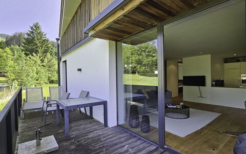 Weidach 10 Top 6: Domicile, Dur, Porche, Balcon, Tache De Bois, Planche, Daylighting, Parquet, Eco Hôtel
