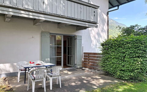 Bergzeit: Domicile, Ombre, Porche, Chalet, Balcon, Jardin, Pelouse, Cour, Biens, Arrière-Cour
