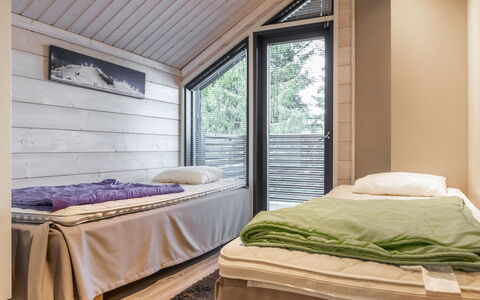 Golfarinkunnas 6B: Design Intérieur, Bois, Chambre, Plafond, Sol, Lit, Sol, Meubles, Pièce, Domicile